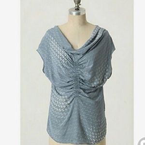 Anthropologie lil silk top
